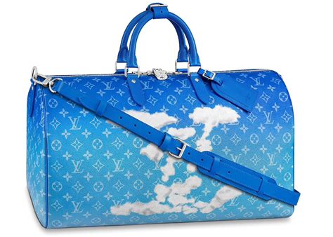 lv keepall blue|Luxury Monogram Other Canvas Blue .